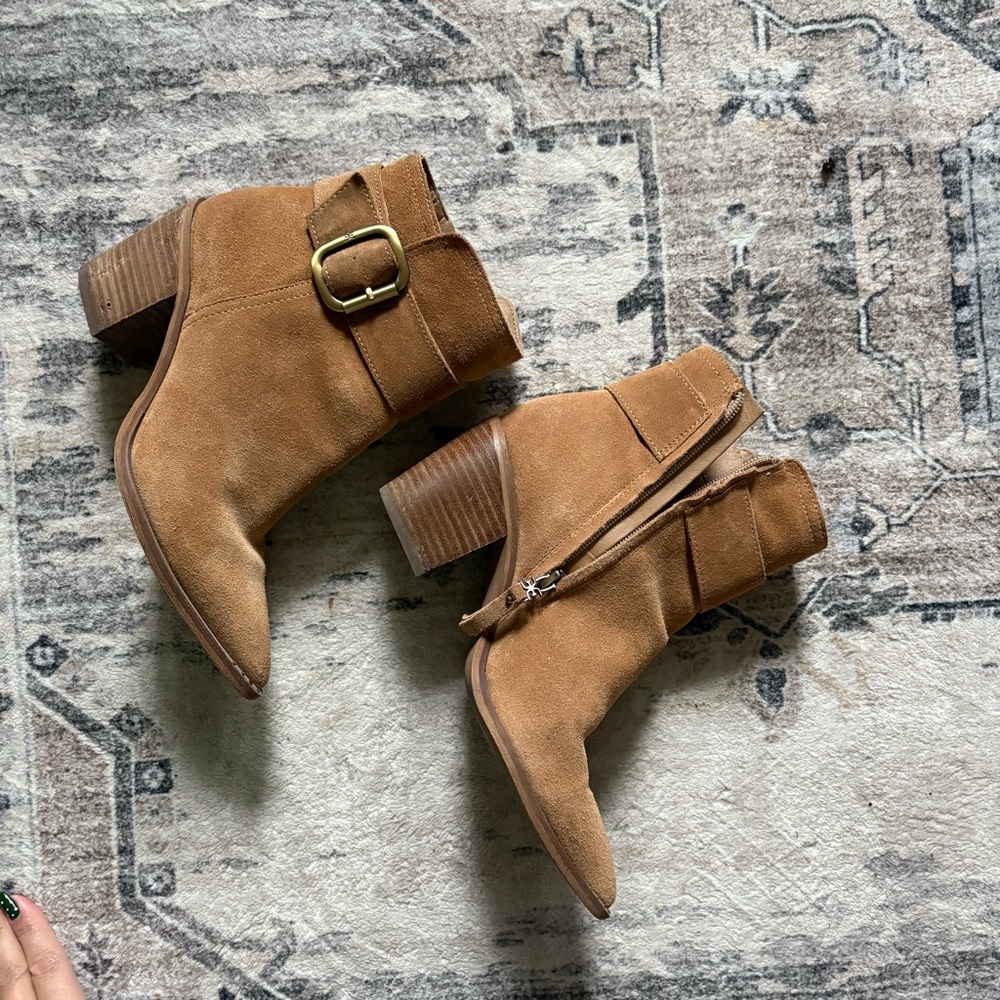 Sam Edelman Leonia Ankle suede Boots size 6 - Picture 8 of 13